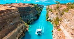 ANTIGUA CORINTO Y CANAL DE CORINTO